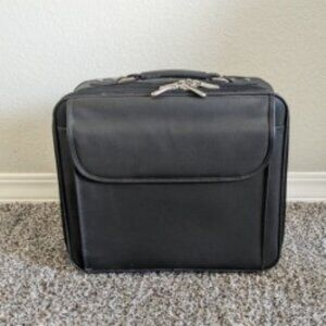 New Fellowes Wheeled Rolling Computer Laptop Case Bag Luggage